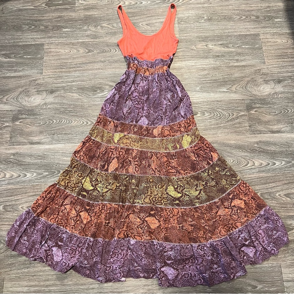|SOLD| *like new* anthropologie colima tiered maxi dress